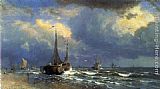 William Stanley Haseltine Canvas Paintings - Dutch Coast